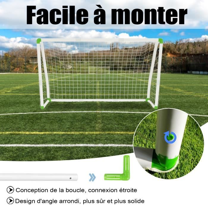 But De Foot HUDORA Solid 25 – Stable, Résistant Aux Intempéries, Filet Polyester, Pour Enfants Et Adultes, 213x152x76 Cm