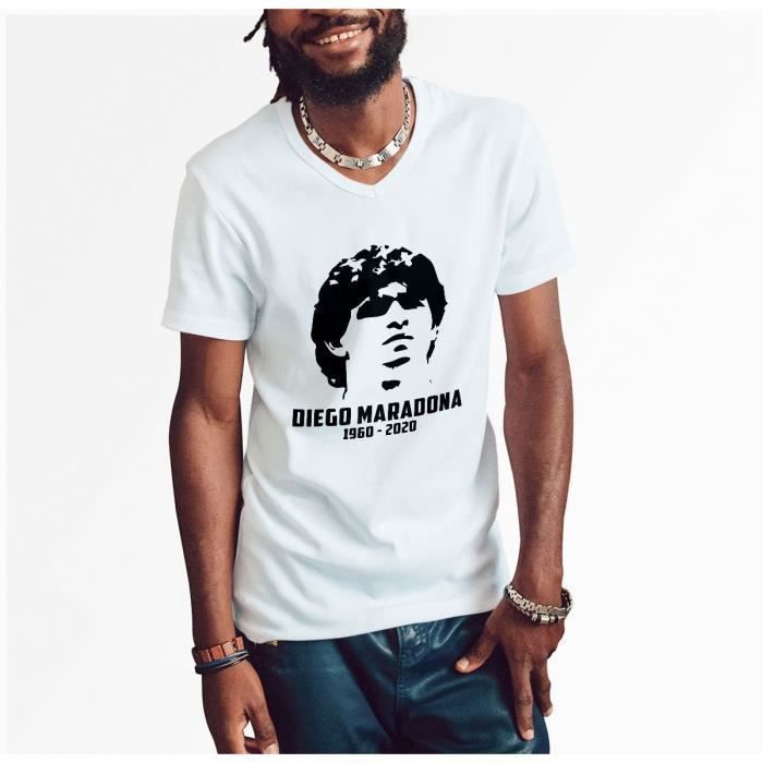 T-shirt Homme Maradona 'el Gol De Diego' - Couleur Celeste, Taille M, Neuf Avec étiquettes