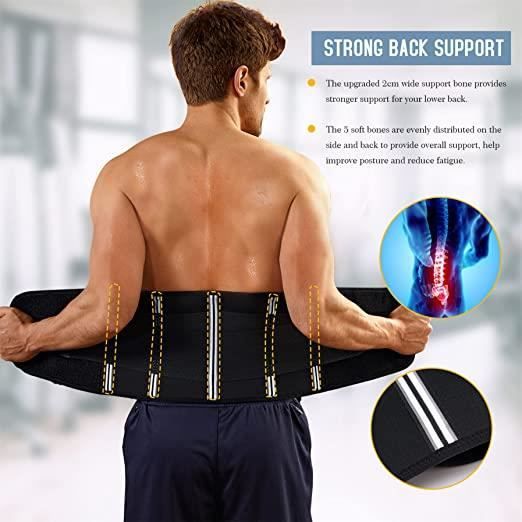 Ceinture de Sudation Homme CHUMIAN - Gaine Amincissante Ventre Plat Waist  Trainer Sport Shapewear en Neoprene Blanc - Cdiscount Sport