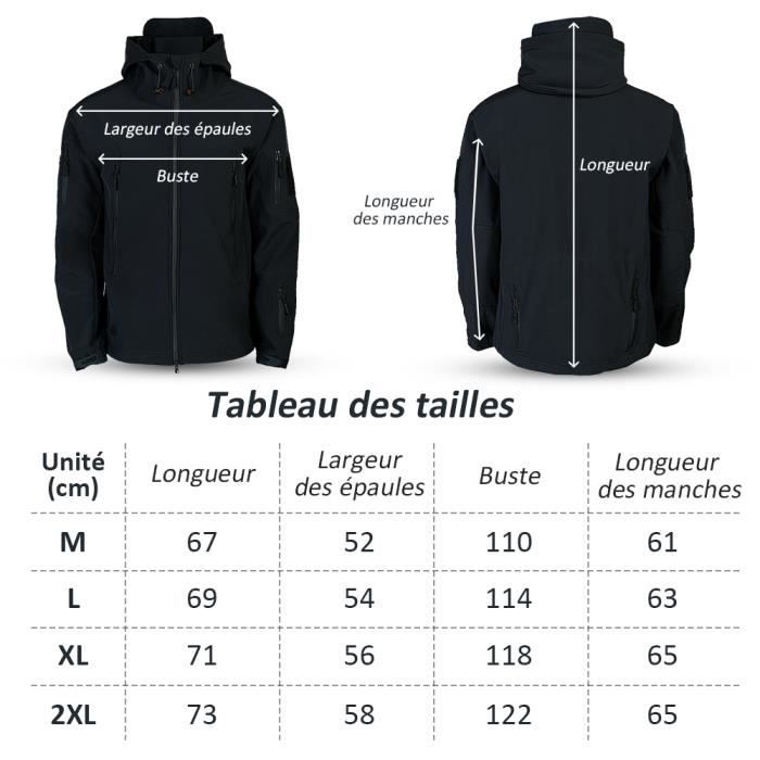 Veste Softshell Homme Outdoor Ventures - Imperméable, Respirante, Coupe-vent, Légère Pour Le Sport !
