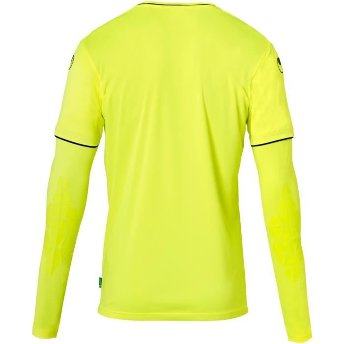 Maillot gardien de but enfant Uhlsport jaune fluo noir 10 12 ans Cdiscount Sport