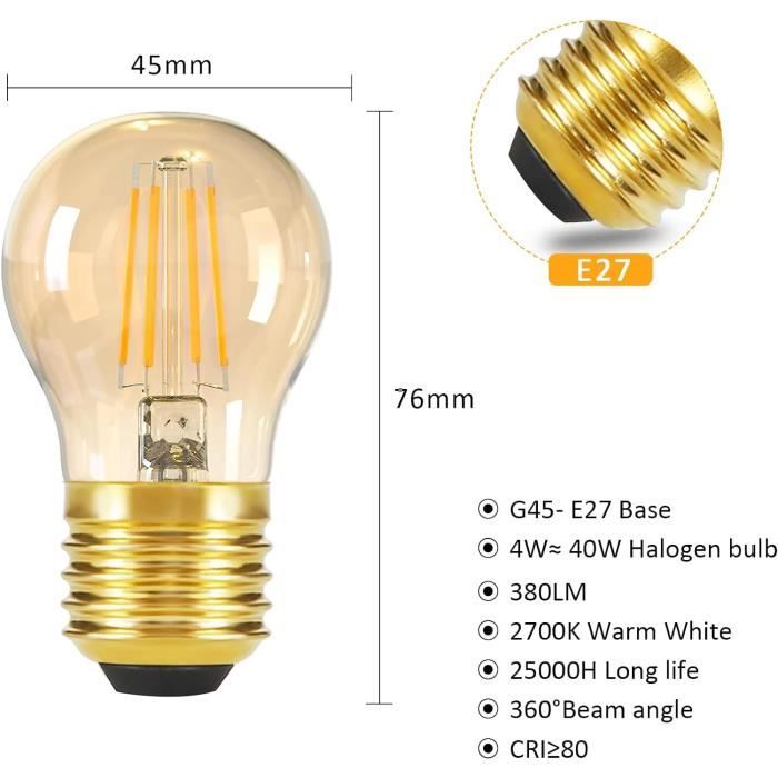 Lot 2 Ampoules LED BA15S Blanc Chaud 2700-3000K 12V – SMD3014, Voiture, Moto, Bateau, Camping-Car