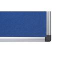 Bi-Office Tableau d`Affichage en Feutre Bleu Maya, Cadre en Aluminium, 120x90 cm - FA0543170-2