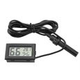 SEC Moniteur de température d'humidité d'hygromètre avec thermomètre LCD intégré mini avec sonde externe 85723-2