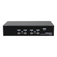 StarTech.com Switch KVM DisplayPort à 4 ports - Hub USB et partage audio - 2560 x 1600 (SV431DPUA)-2