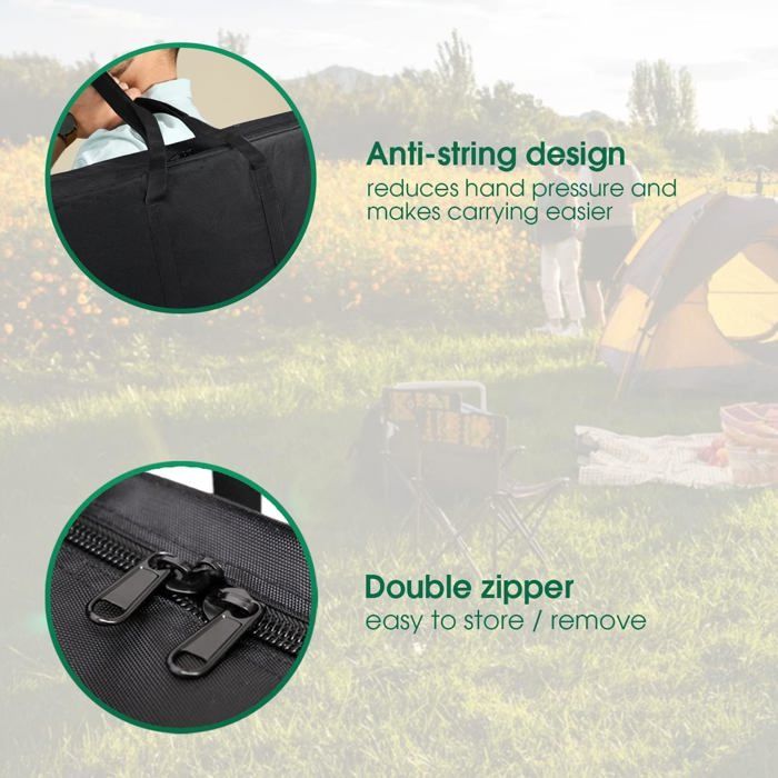 Sac De Transport Pour Tente D'Extérieur Étanche S 140x34x34 Cm - Rangement Et Transport Pratiques