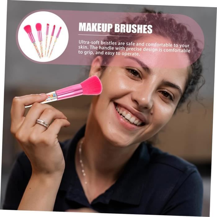 Set De 3 Pinceaux De Maquillage – Correcteur Et Teint – Outils Pro Pour Une Application Parfaite