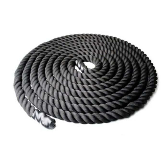 Battle Rope Sport Exercice 12M 38MM Fitness Physique Combat Gym