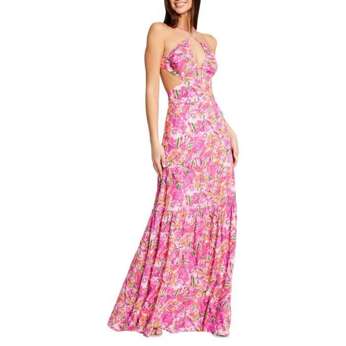 Robe longue rose morgan best sale