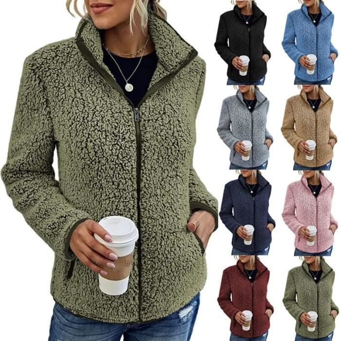 Polaire col montant femme hotsell