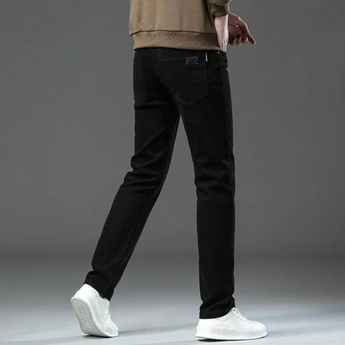 iProfash 305 Jean stretch pour homme Coupe droite Grande taille 5 Coupe droite, (Jean 305) blanc, 34W / 32L