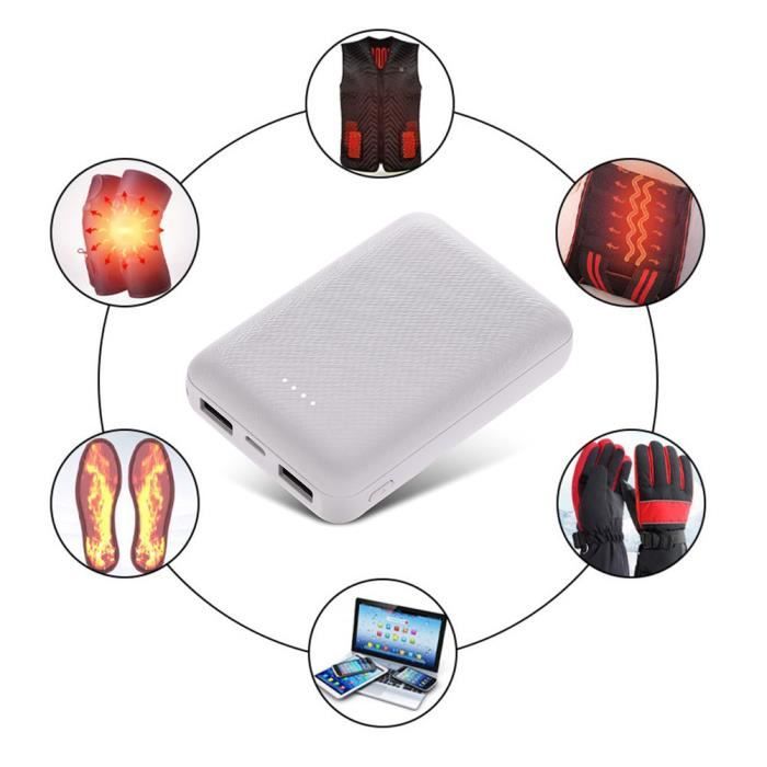 20000 mAh Batterie Externe 2 Ports USB 5V 2A Batterie Portable
