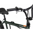 Licorne Bike Jump Premium BMX Système de rotor à 360° 4 niveaux en acier [Noir/Vert citron, Freestyle-Fatbike]-3