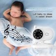 PIMPIMSKY Baby Phone vidéo Sans fil Multifonctions3.5" LCD couleur vidéo sans fil Babyphone bébé surveiller + Lullabies-3