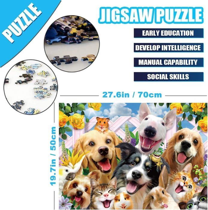 Puzzle 1000 Pièces « Vue De Rue De Paris » – 70x50 Cm – Carton Recyclé, Affiche Incluse – Pour Adultes Et Enfants +8 Ans