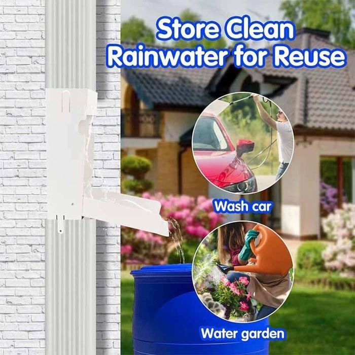 Collecteur Filtre Universel 3P Pour Eau De Pluie - Kit Complet Pour Citernes Et Réservoirs (Gris)