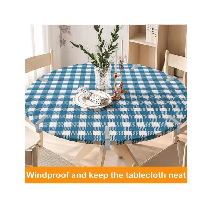 Dww-12 Pices7.5x6.5cm Pince Nappe Inoxydable, Attache Nappe De Table  Fixation Antidrapant, Nappe Clips Acier Inoxydable, Nappe Table De Jardin,  Pour T