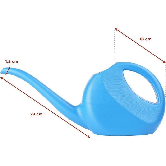 Pomme D'arrosoir Arrosoir Garronda 2,5 L Vert - Bec Long Et Pomme D'arrosage - Pour Intérieur Et Jardin