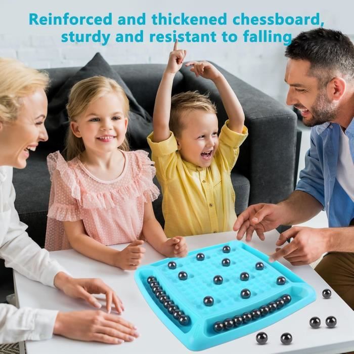 Jeu D’échecs Magnétique – Plateau Rond – 20 Pièces + Sac De Rangement – Pour Voyage – Logique Et Stratégie