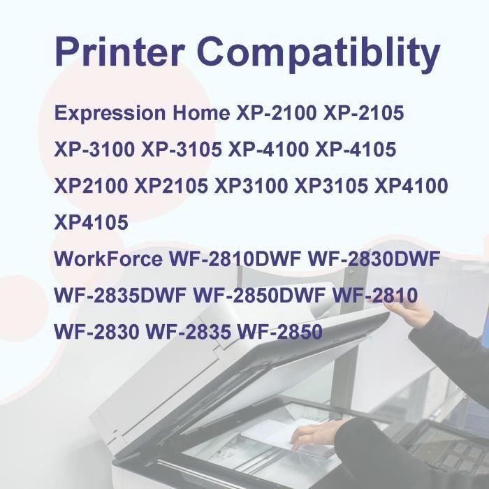 Cartouches encre Epson 603XL 603 XL compatibles pour Epson XP-3100 XP-4100  XP-2100 XP-2105 XP-3105 XP-4105 WF-2810 WF-2830 WF-2835 - Cdiscount  Informatique