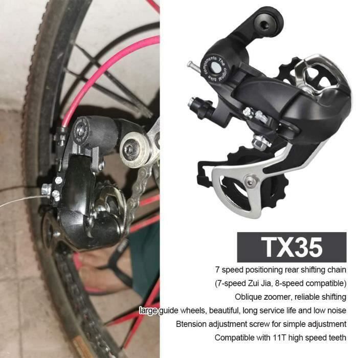 Derailleur arriere sales vtt 7 vitesses