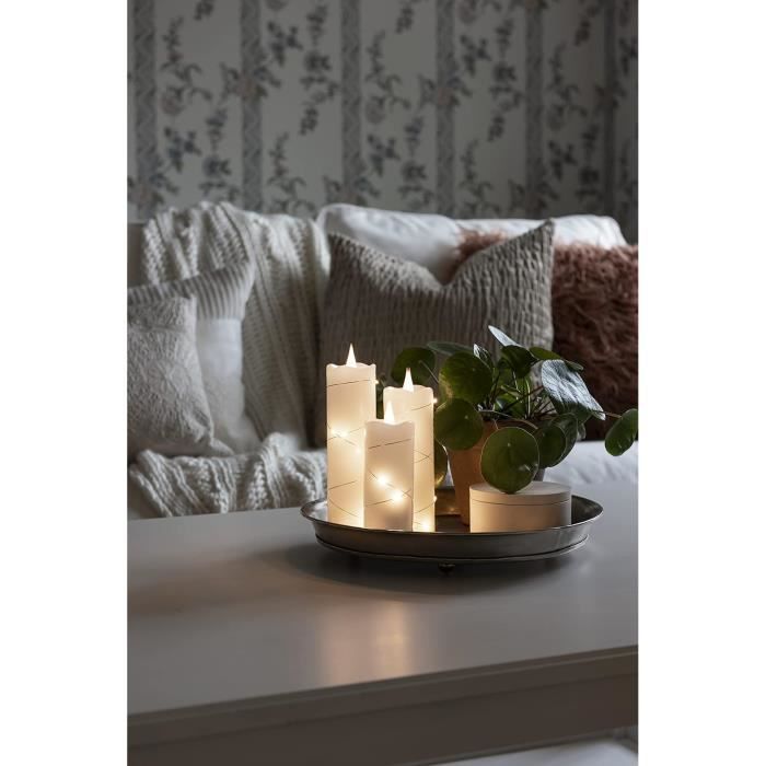 Pack De 6 Bougies LED D'urgence Luminessence - Blanches, Sans Flamme - Piles AAA Non Incluses