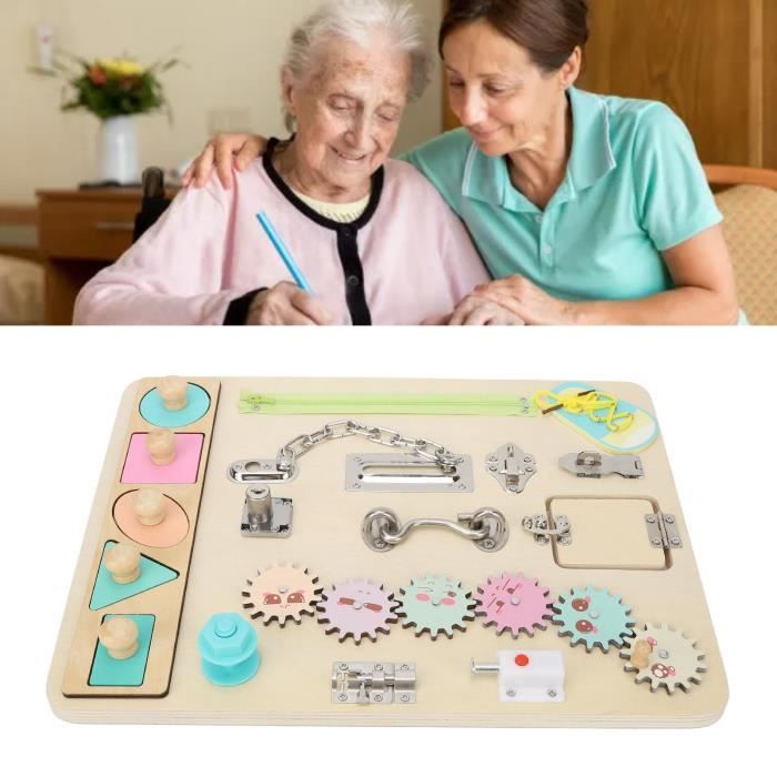 Tableau sensoriel des compétences de base Planche d'activité sensorielle Soulagement Cyanshop
