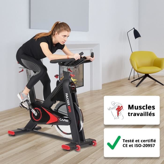 Care vélo spin 2025 bike racer xpr électronique