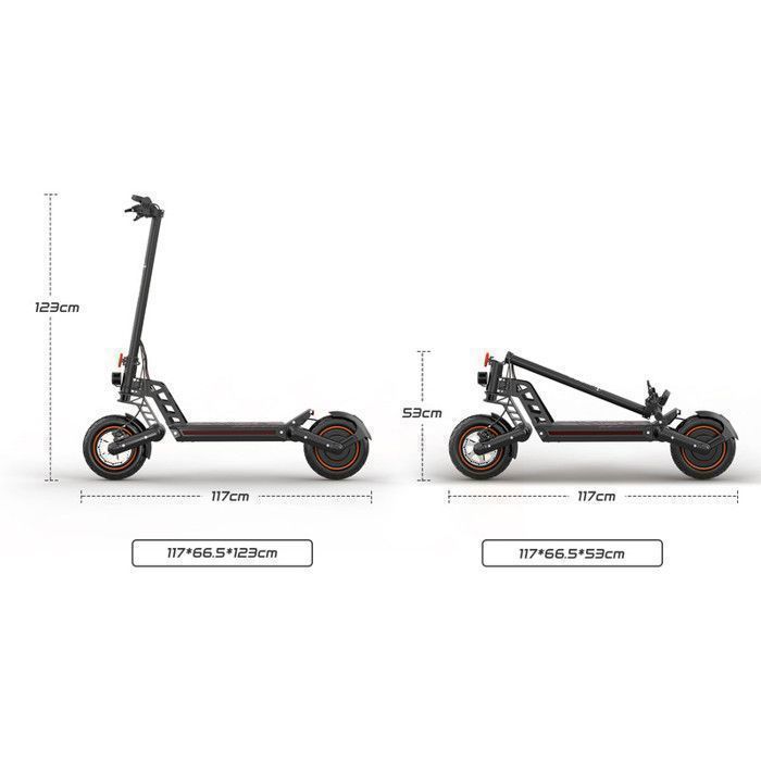 ChiefCarOfficer Trottinette électrique pliable à 3 roues pour adultes