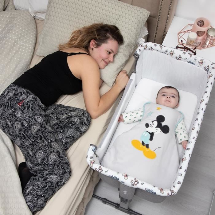 Lit bébé cododo DODI NANIA - Lit d'appoint 2 en 1 - Ultra confort