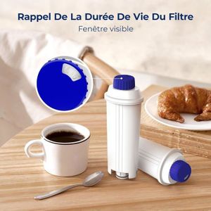 Vhbw 3x Filtre à eau compatible avec DeLonghi ECAM 23.450.S, ECAM 23.450.S EX3 machine à café Vhbw 3x Filtre à eau compatible avec DeLonghi ECAM 23.450.S, ECAM 23.450.S EX3 machine à café