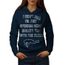 Gratuit Images Qualite Temps Blague Drole Idiot Esprit Women M Sweat A Capuche dernière par
