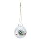 6pcs Set Boule De Noël Transparente Boule Pendentif Arbre De Noël Suspendu Ornement Type 4