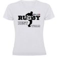 T-SHIRT FILLE RUGBY WORLD CHAMPIONSHIP FRANCE TMP4977 - TEE SHIRT MAILLOT BLANC FEMME RUGBY XV - du S aux XXL-0