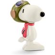Figurine Snoopy - SCHLEICH - Flying Ace - Personnage miniature - Blanc et Multicolore-0