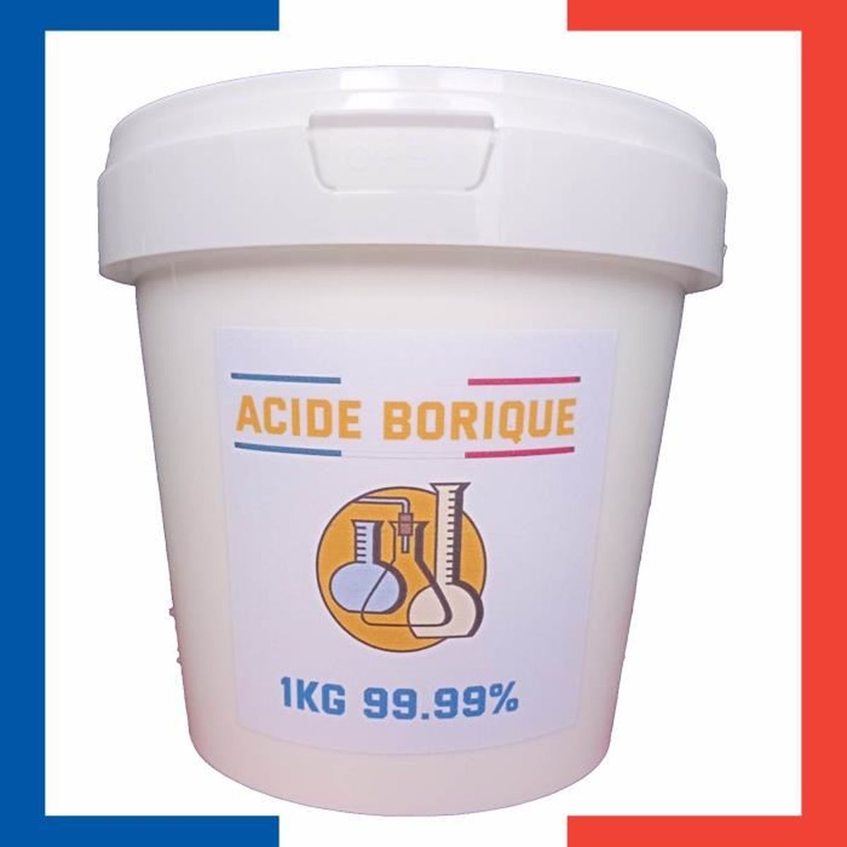 Vente en ligne d'Acide borique 99,9% granulés technique en 25kg sur  Droguerie Jary