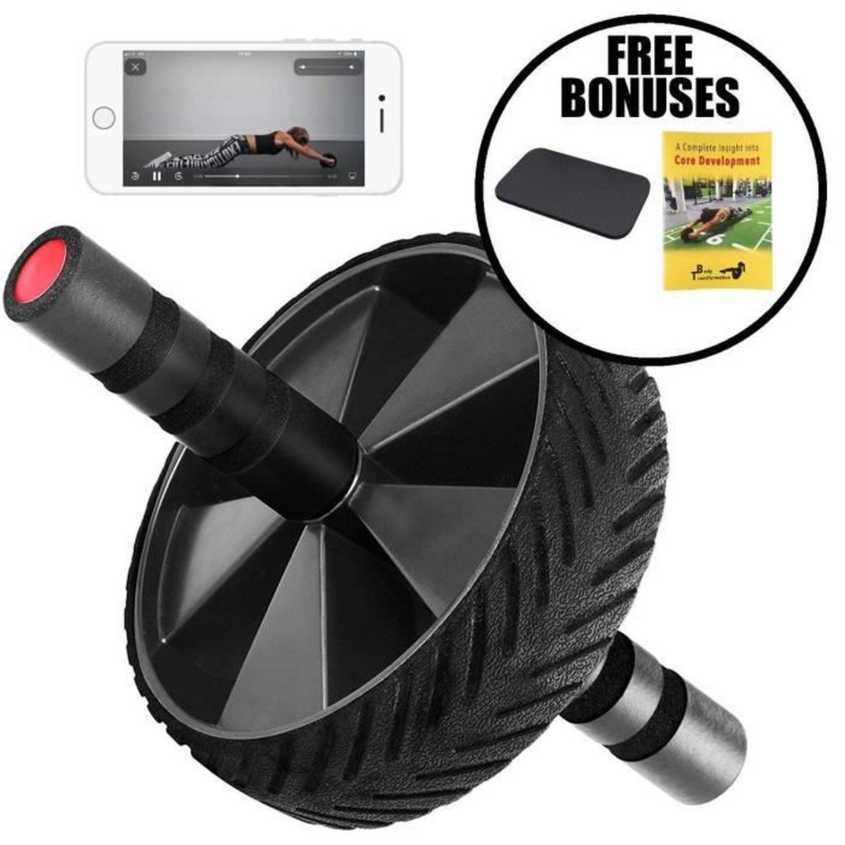 Roue abdominale francais ebook core fitness Tapis