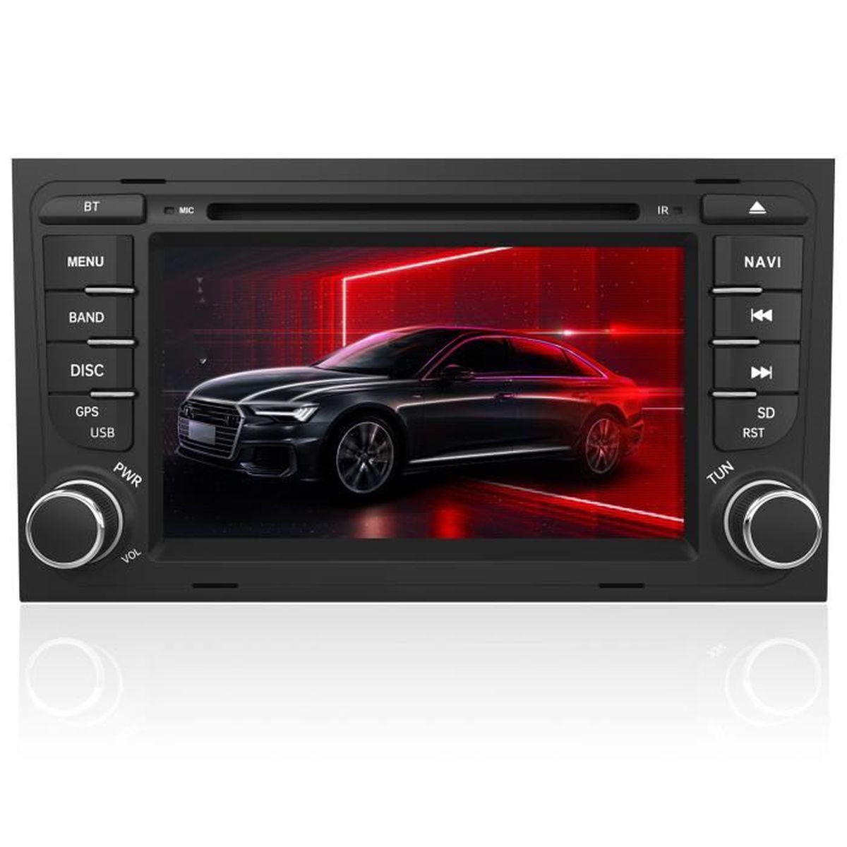 AWESAFE Autoradio pour Audi A4 B6 B7/S4/RS4 (20002012) avec 7 Pouces Écran Tactile CD GPS