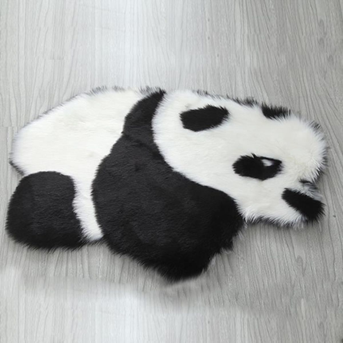 Kawaii Panda Sol en Forme de Tapis 100% Cotton Chambre D'Enfant Salle de Jeux