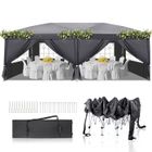 Alightup Tonnelle de Jardin,Tonnelle pliante 3 x 6m Pop Up,Hauteur Réglable,Imperméable,Protection de UV,Gris