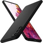 CHICHENG Noir Mat Coque Samsung Galaxy S20 FE 5G - 4G avec Protection Caméra, Ultra Mince étui de Protection en Silicone Antich