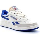 Baskets Reebok Club C Revenge Blanc - Homme - Cuir - Lacets