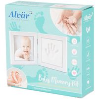 Kit de bricolage d’empreinte de main de bébé, kit de cadre d’image d’empreinte de bébé, souvenir de nouveau-né, cadeau de douche