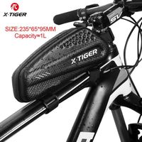 EX sac de grande capacité pour Tube supérieur de vélo, sacoche étanche pour écran tactile, accessoires de vél