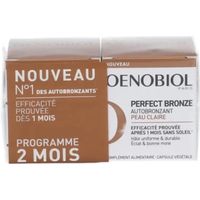 Oenobiol Perfect Bronze Autobronzant Peaux Claires 2x30 Capsules TU Blanc