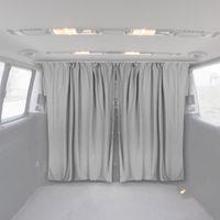 Rideaux De Séparation de Cabine pour Mercedes T-Klasse Citan Gris Tissu