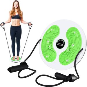 TRIXES Disque De Torsion Fitness Bleu – Exercice Taille & Hanches 24,7 Cm