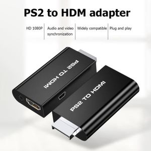 Huadaliy Répartiteur de câble audio convertisseur compatible HDMI pour  adaptateur de console de jeu PS2