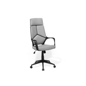 CHAISE DE BUREAU Chaise de bureau moderne noire et grise - BELIANI 