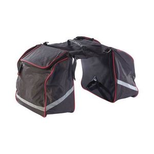 Sacoche pour porte-bagage v/élo argent//noir Red Loon Pro sac /à dos ensemble de 3 sacs toile type camion imperm/éable